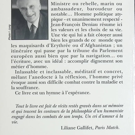 Ce que je crois – essai politique et autobiographique de Jean‑François Deniau – livre d’occasion - livre