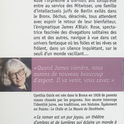 Un monde vacillant – roman de Cynthia Ozick – littérature américaine contemporaine – livre d’occasion - livre