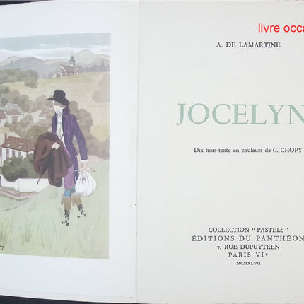 Jocelyn – Alphonse de Lamartine | Poème romantique et classique de la littérature française - livre