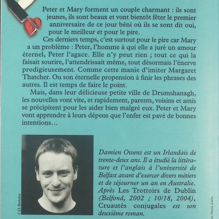 Cruautés conjugales - Damien Owens - livre