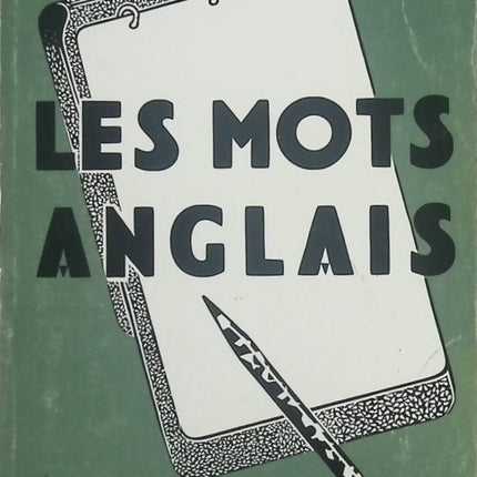 Les mots anglais - François Novion - livre