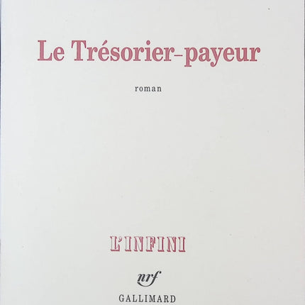 Le Trésorier-payeur – Yannick Haenel - livre