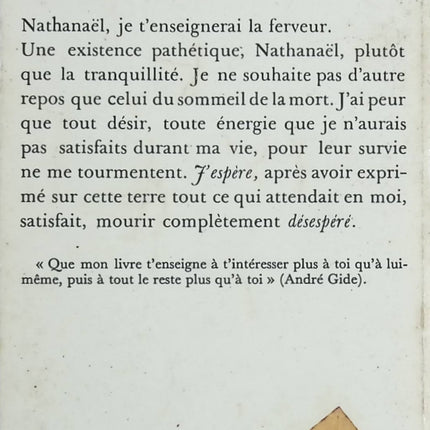 Irdische Lebensmittel - André Gide - Buch