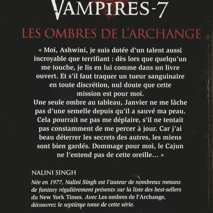 Chasseuse de Vampires – Tome 7 - Les Ombres de l’Archange - Nalini Singh - livre