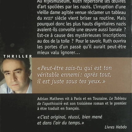 Le Tableau de l'apothicaire - Adrian Mathews - livre