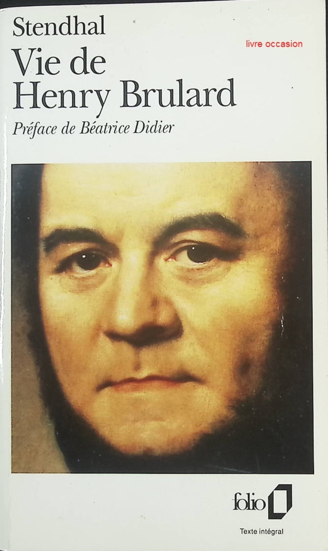 Vie de Henry Brulard – Autobiographie classique de Stendhal – Littérature française - livre