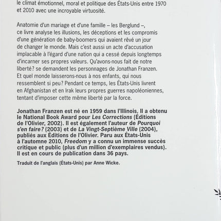 Freedom - Jonathan Franzen - livre