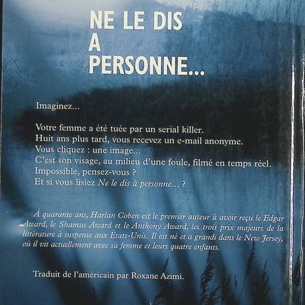 Ne le dis à personne - Harlan Coben - livre