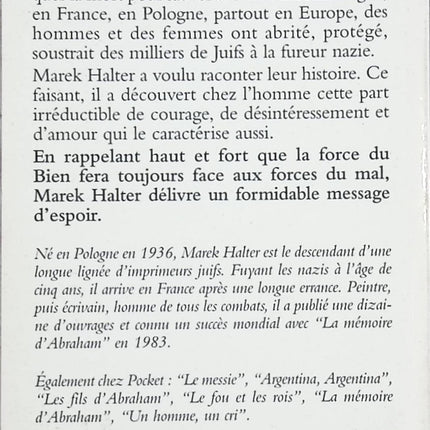 La Force du Bien – Roman historique et spirituel – Marek Halter - livre