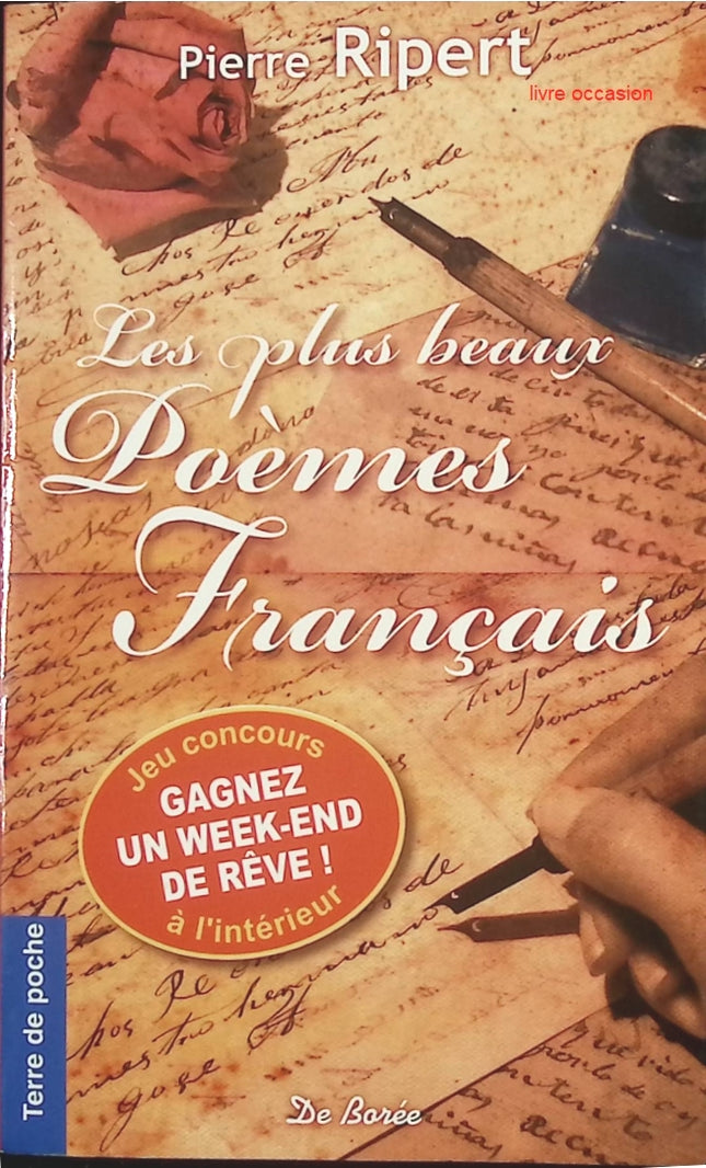 Les plus beaux poèmes français – Pierre Ripert – Anthologie de poésie française – Livre occasion - livre