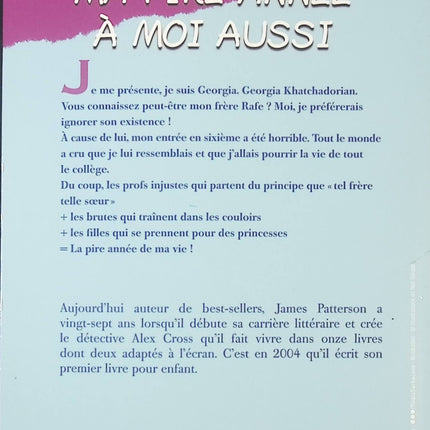 La 6ème, ma pire année à moi aussi – James Patterson – Roman jeunesse humoristique collège – Livre ado drôle - livre