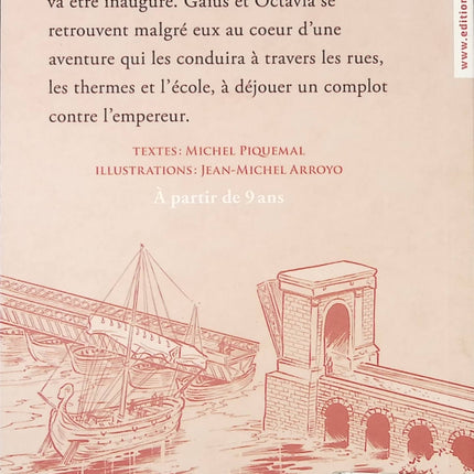 Le collier de l’empereur – Michel Piquemal – Roman jeunesse historique Antiquité – Livre d’aventure enfant - livre