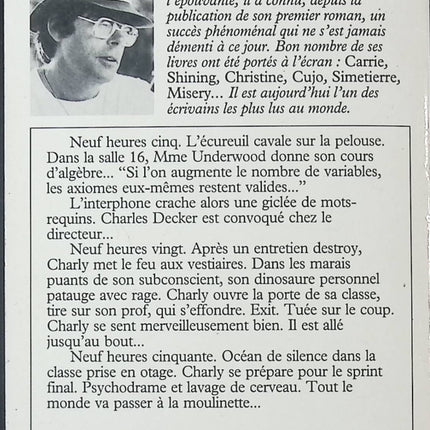 Rage – Roman de Stephen King - livre