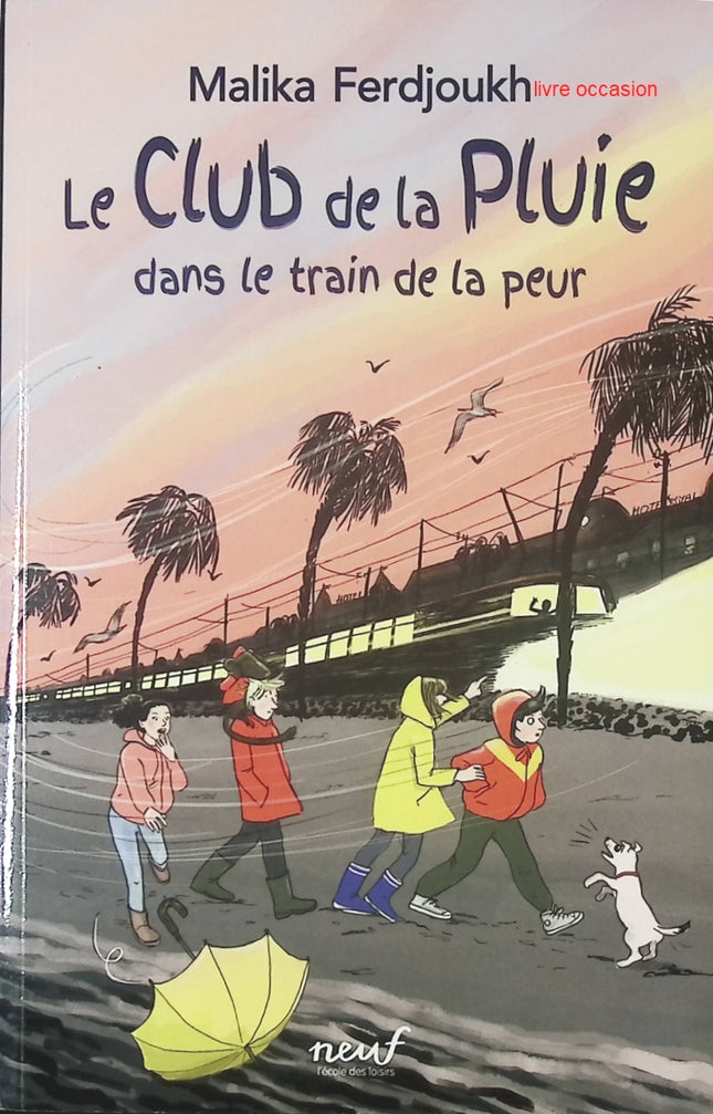 Le Club de la Pluie dans le train de la peur – Malika Ferdjoukh – Roman jeunesse mystère aventure – Enquête pour enfants - livre