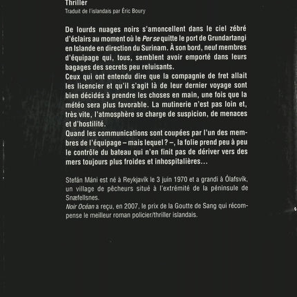 Noir océan - Stefan Mani - livre