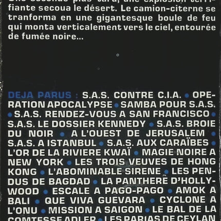 SAS - tome 34 - Kill Henry Kissinger ! - Gérard De Villers - Livre