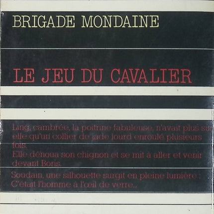 Brigade mondaine - tome 12 - Le jeu du cavalier - Gérard De Villers - Michel Brice - Livre