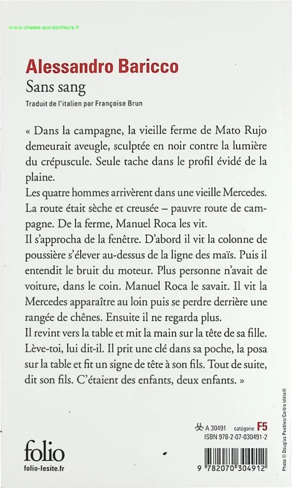 Without blood - Alessandro Baricco - book