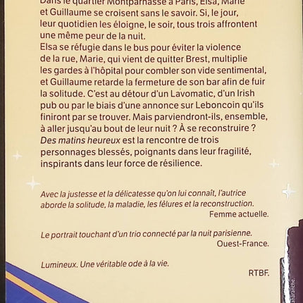 Des Matins heureux – Sophie Tal Men – roman feel-good et renaissance en Bretagne – livre d’occasion - Livre