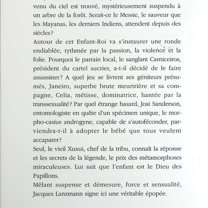 Le Dieu des Papillons - Jacques Lanzmann - Livre