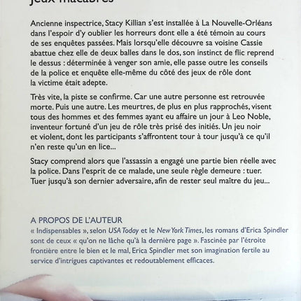 Jeux macabres - Erica Spindler - Livre
