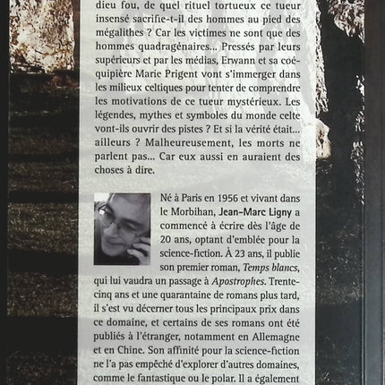 La Roche au démon - Meurtres rituels en Bretagne - Jean-Marc Ligny - Livre