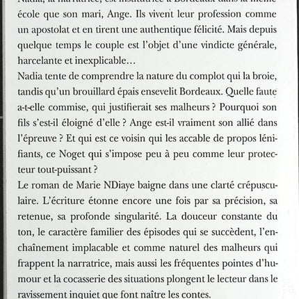 Mon cœur à l'étroit - Marie NDiaye - Livre