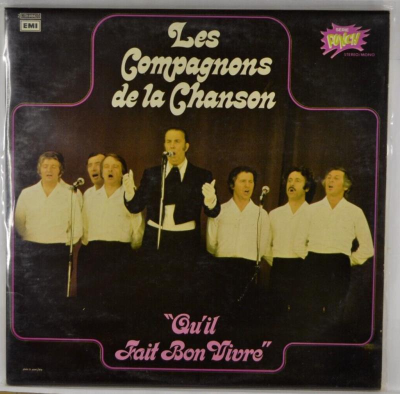 qu'il fait bon de vivre les compagnons de la chanson - disque vinyle 33 tours