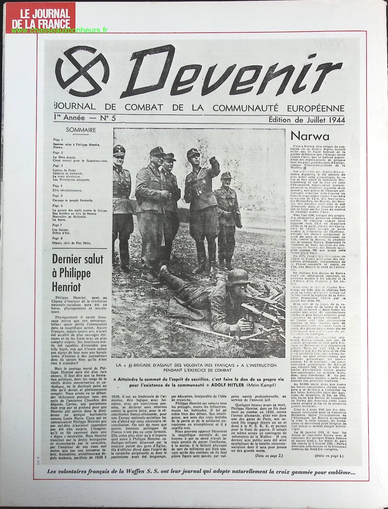 The Resistance - No. 132 - The Journal of France in the 1940s - Magazine Review Book