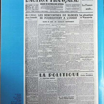 Der Widerstand - Nr. 132 - Das Journal des Frankreichs in den 1940er Jahren - Zeitschriftenrezensionsbuch