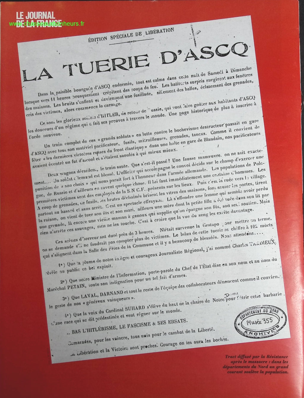 The Resistance - No. 132 - The Journal of France in the 1940s - Magazine Review Book