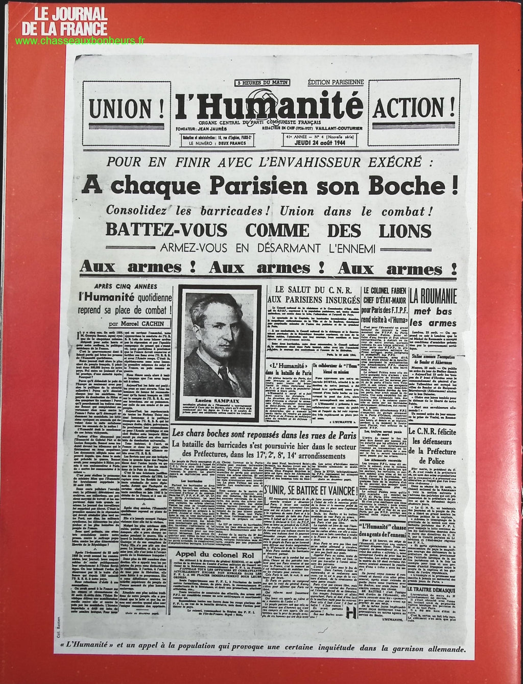 The Resistance - No. 132 - The Journal of France in the 1940s - Magazine Review Book