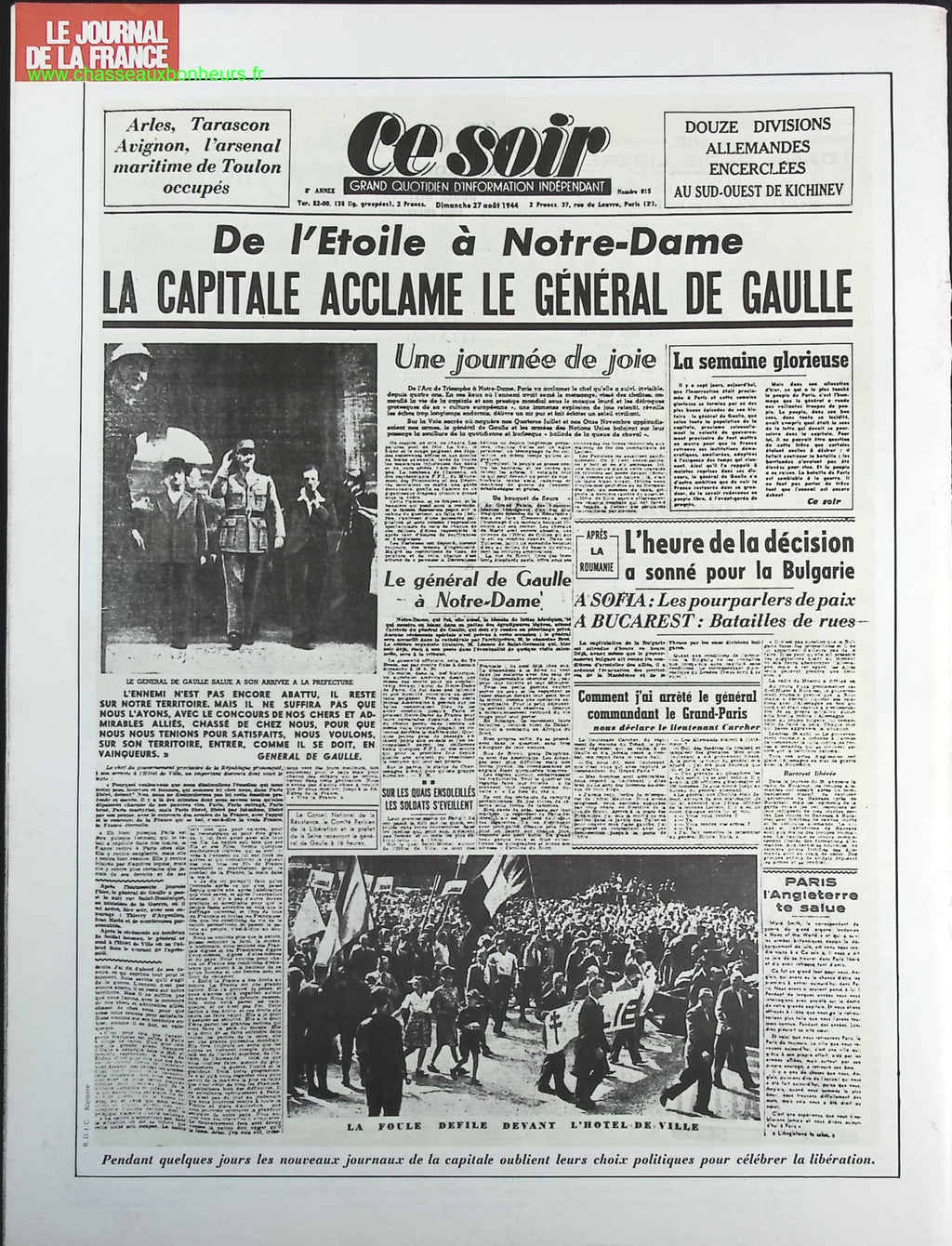 The Resistance - No. 132 - The Journal of France in the 1940s - Magazine Review Book