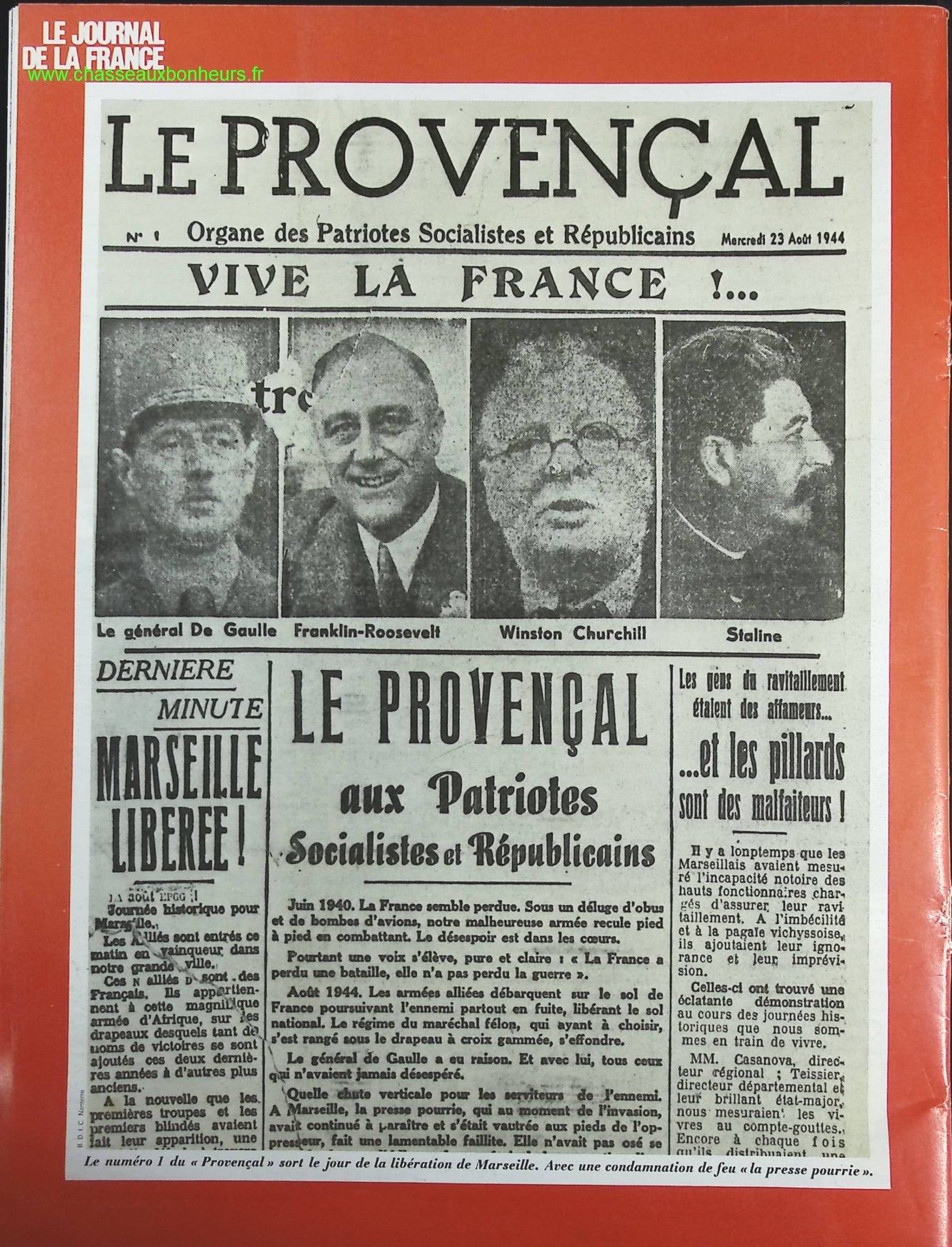 The Resistance - No. 132 - The Journal of France in the 1940s - Magazine Review Book