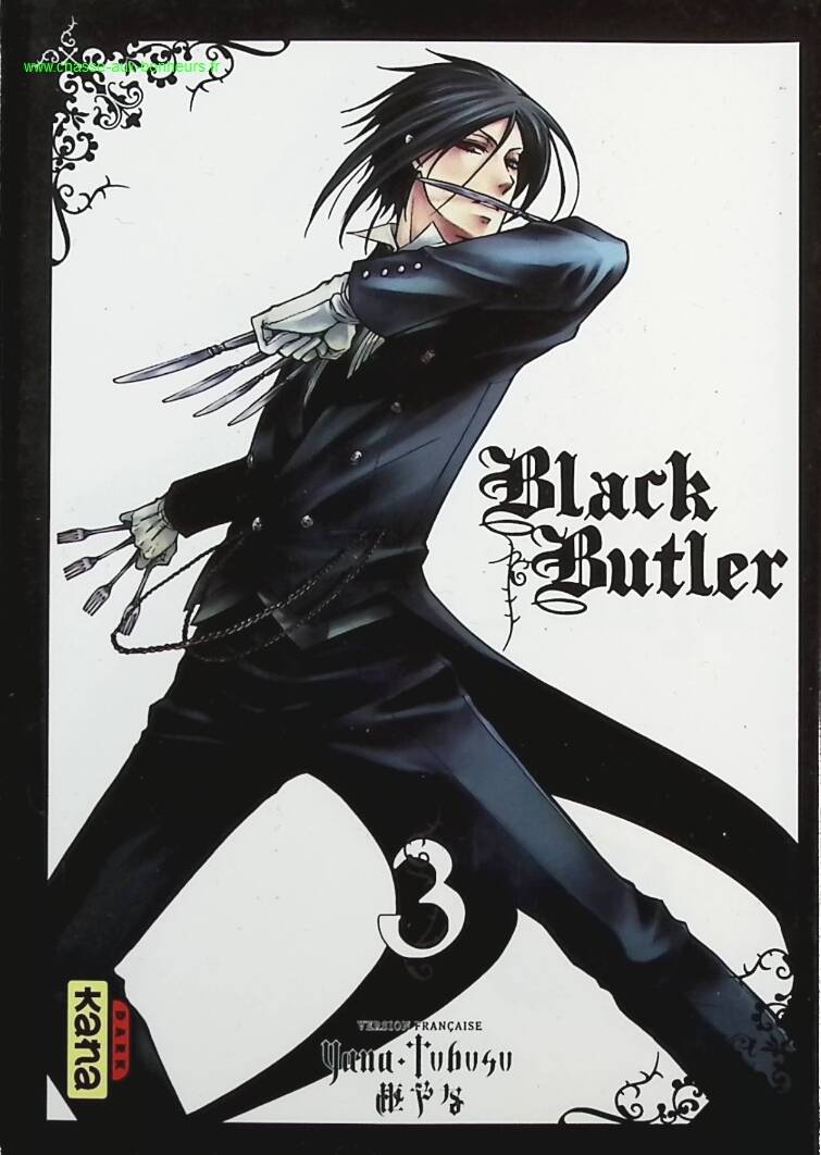 Black Butler - Tome 3 - Yana Toboso - livre Manga