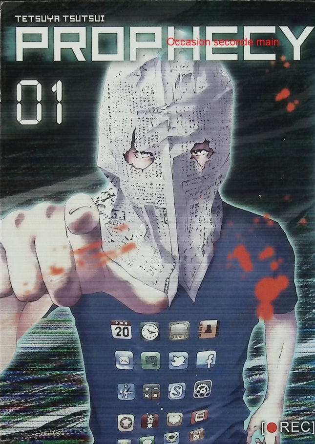 Prophecy - Tome 1 - Tetsuya Tsutsui - Manga Seinen d'occasion - Livre Manga