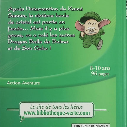 Dragon Ball Tome 4 - Le Piège - La Bibliothèque Verte - Akira Toriyama - Roman jeunesse d'occasion - Livre