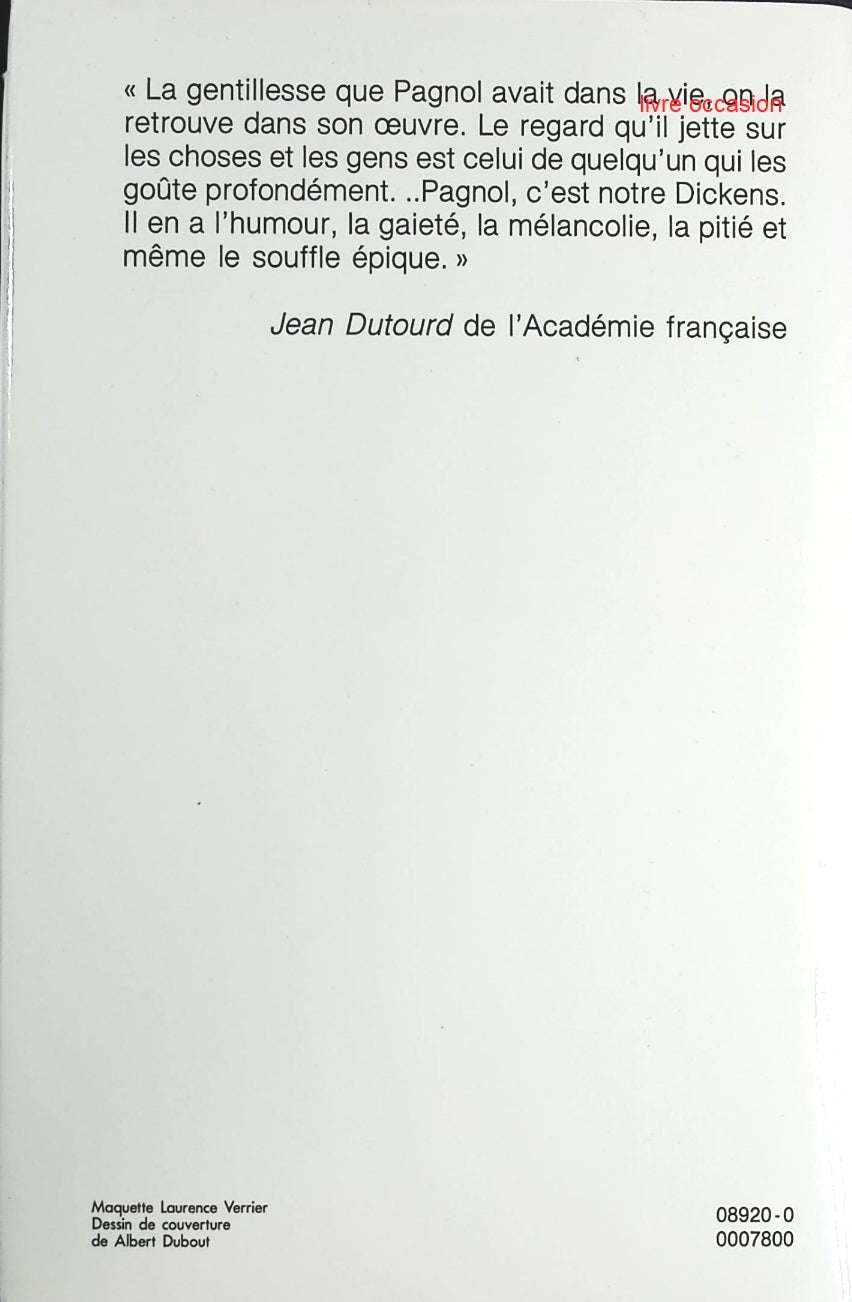Le temps des secrets Cinématurgie de Paris - Marcel Pagnol - Livre