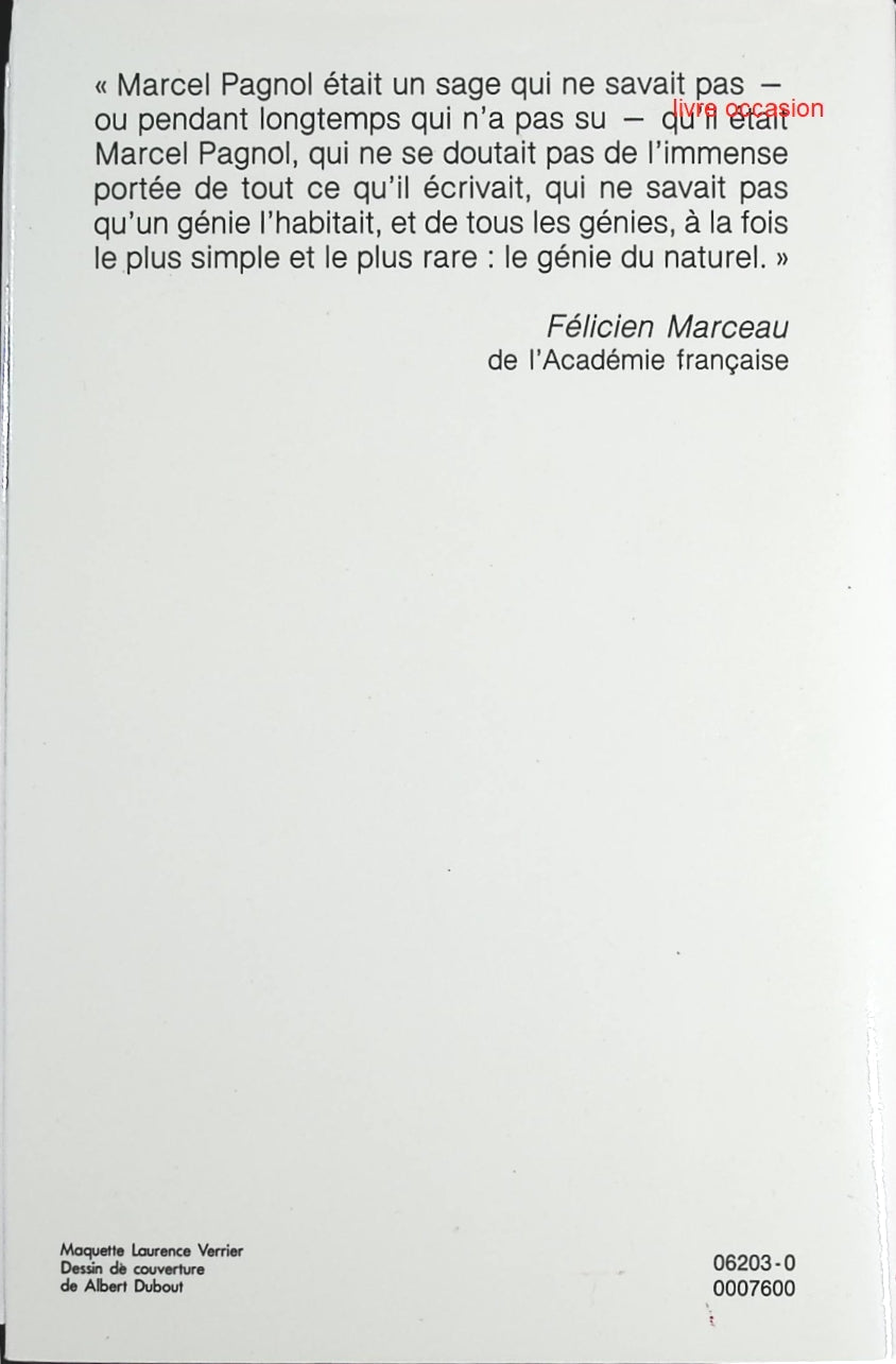 La Femme Du Boulanger - Merlusse - Marcel Pagnol - Livre