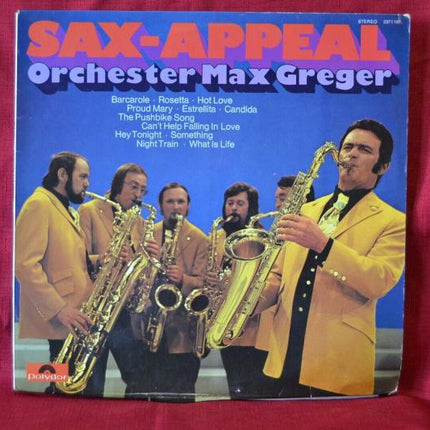 Sax Appeal Orchestra Max Greger – 33 U/min Vinyl-Schallplatte