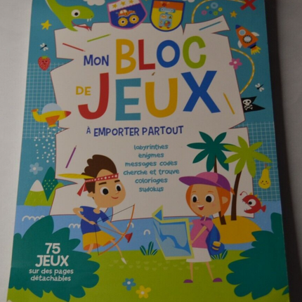 Mein überallhin mitzunehmender Spieleblock - 75 Spiele - Buch
