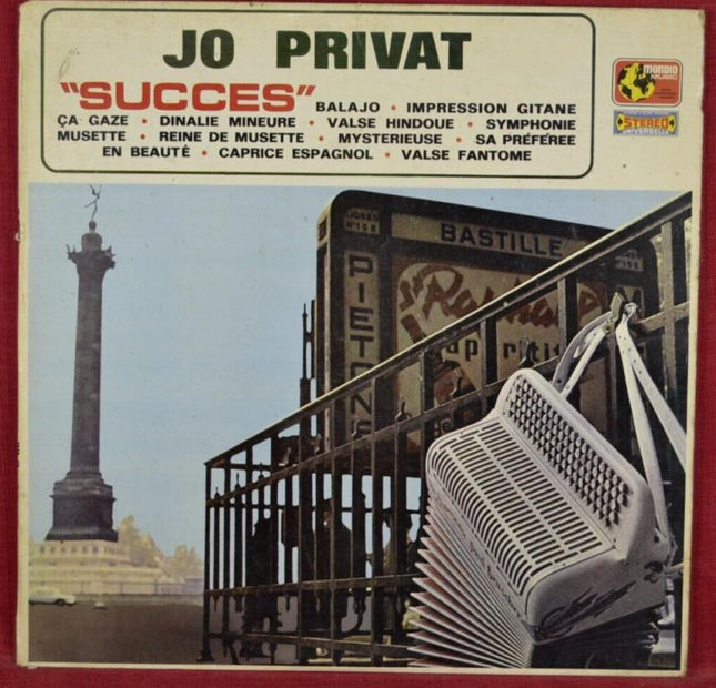 Jo Privat Success – 33 U/min Vinyl-Schallplatte
