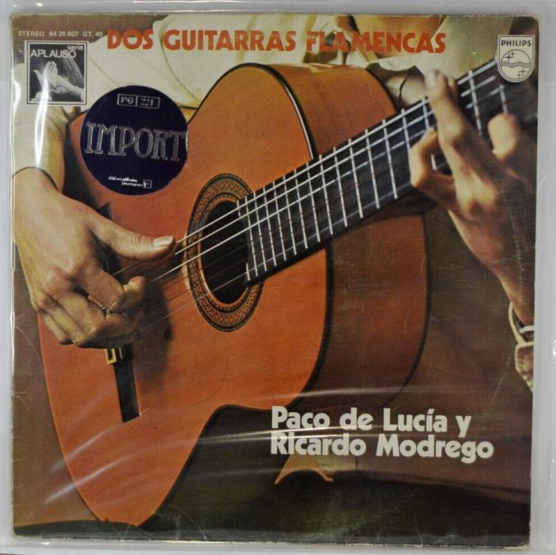 dos guitarras flamencas paco de lucia ricardo modrega - disque vinyle 33 tours