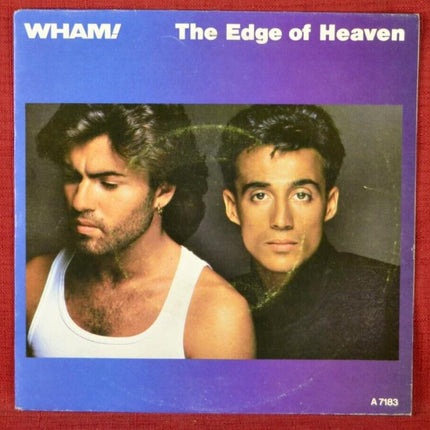 the edge of heaven wham - 45 rpm vinyl record