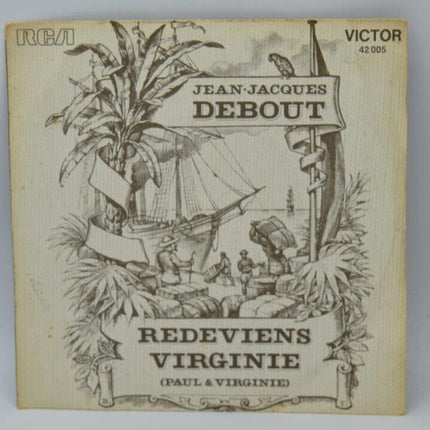 Jean-Jacques Debout Become Virginia Again I love love - 45 rpm vinyl record