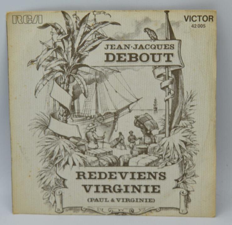 Jean-Jacques Debout Become Virginia Again I love love - 45 U/min Vinyl-Schallplatte