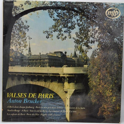Waltzes of Paris - Anton Brucker - 33 rpm vinyl record
