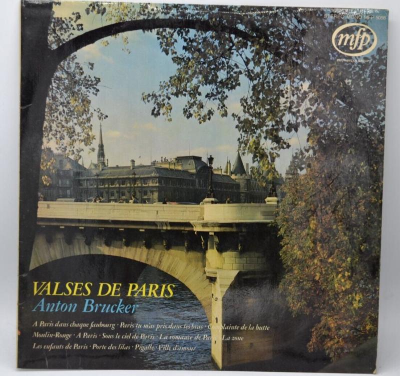 Valses de paris - Anton Brucker - disque vinyle 33 tours