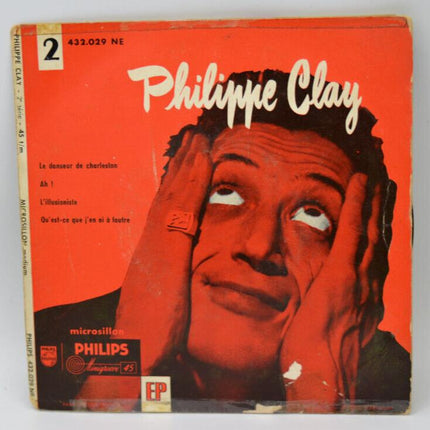 Philippe Clay - The Charleston Dancer - Ah! - 45 rpm vinyl record