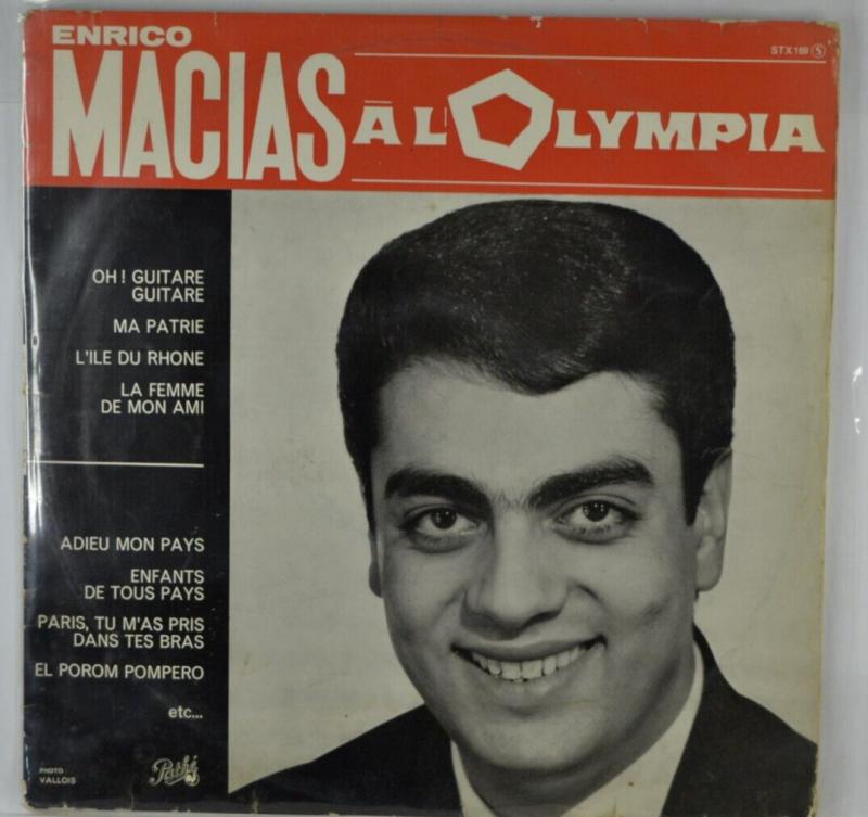 at the Olympia Enrico Macias - 33 rpm vinyl record